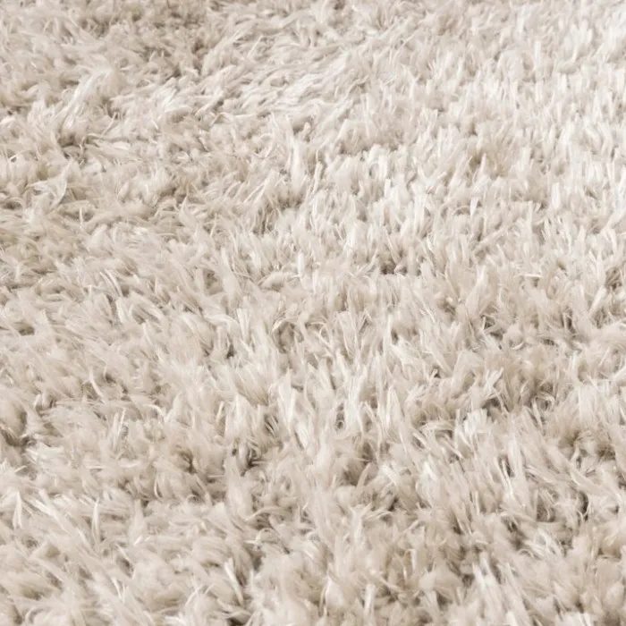 Shaggy Teppich Rund - Blaze Beige Grau