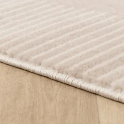 Skandinavischer Teppich - Aurora Shapes Beige