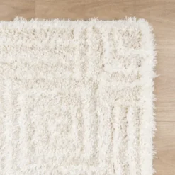 Skandinavischer Teppich - Lova Maze Creme