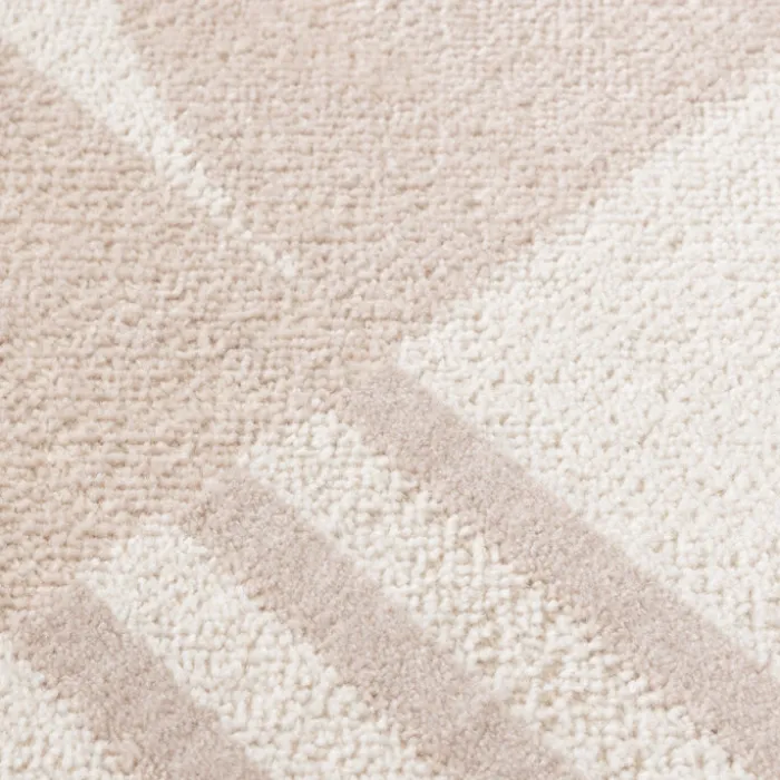 Skandinavischer Teppich Rund - Aurora Circles Beige