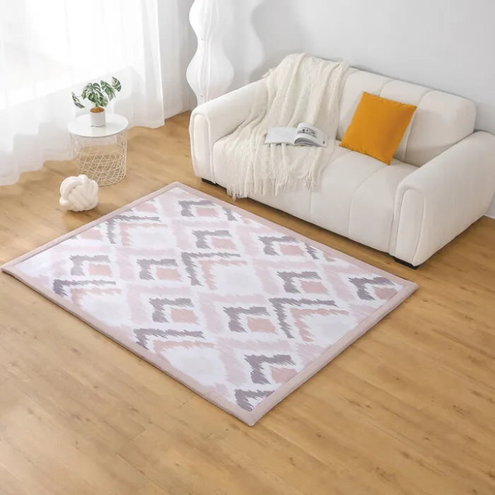 Spielmatte Baby - Ozzy Diamond Rosa - 150x200cm