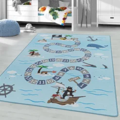 Spielmatte - Pleun Piratenfahrt Blau