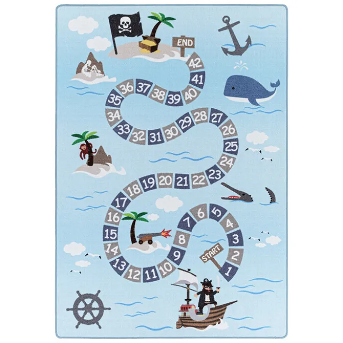 Spielmatte - Pleun Piratenfahrt Blau