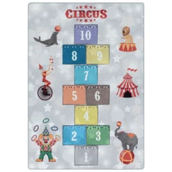 Spielmatte - Pleun Zirkus Hopscotch Grau