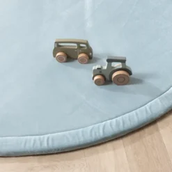 Spielmatte Rund - Jip Blau