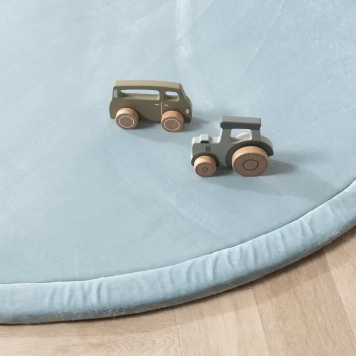Spielmatte Rund - Jip Blau
