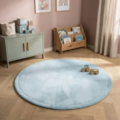 Spielmatte Rund - Jip Blau