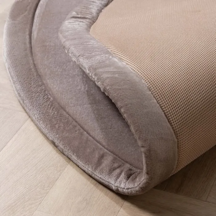 Spielmatte Rund - Jip Taupe