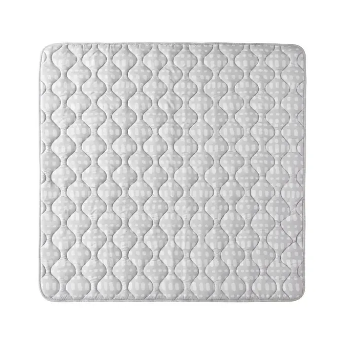 Spielteppich Baby Quadrat - Noa Grau - 127x127cm