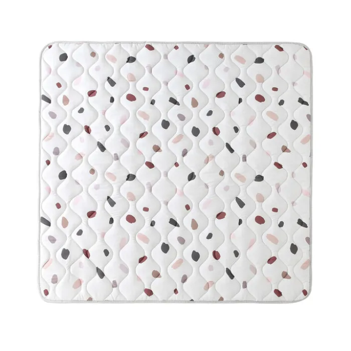 Spielteppich Baby Quadrat - Noa Confetti- 127x127cm