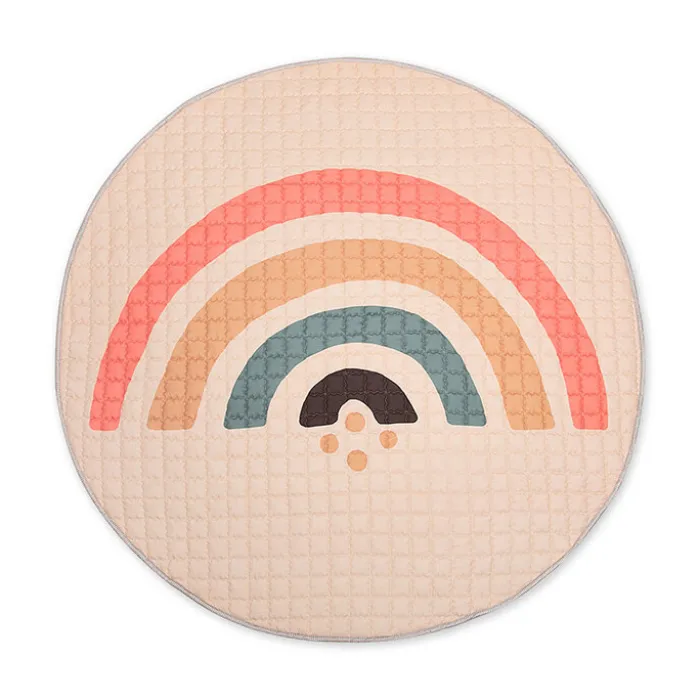 Spielteppich Baby Rund - Noa Regenbogen Bunt - Ø 150cm