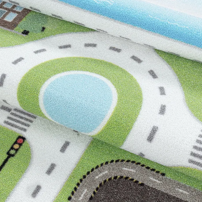 Spielteppich - Pleun Autobahn Grün