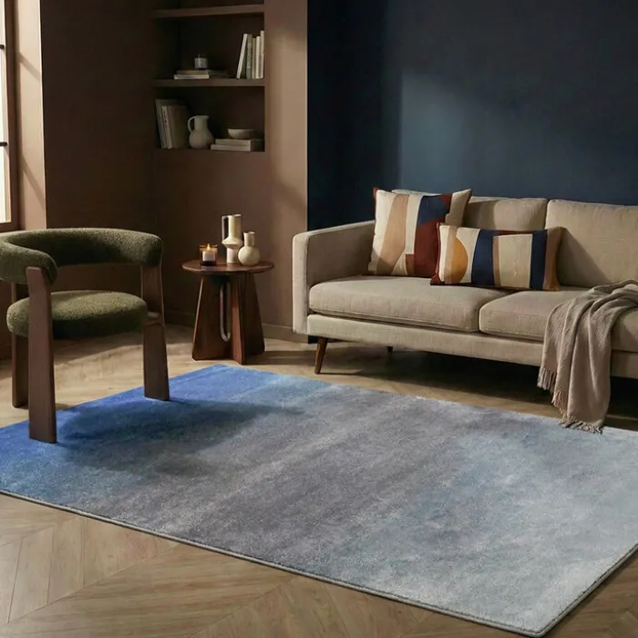 Teppich Abstrakt - Mellow Blau