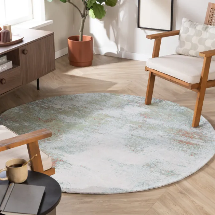 Teppich Abstrakt Rund - Candice Mint