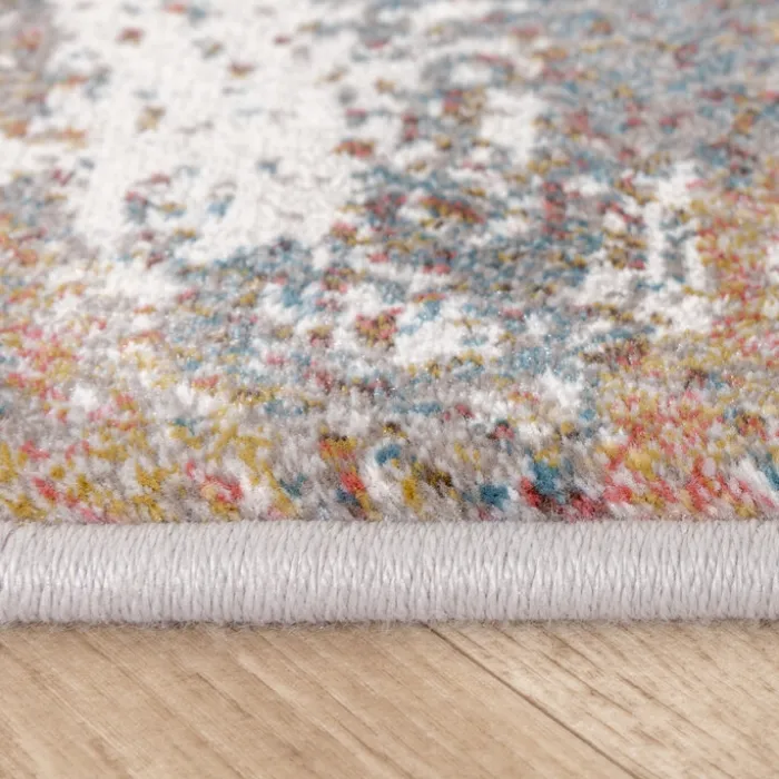 Teppich Abstrakt - Xavier Brush Grau Bunt