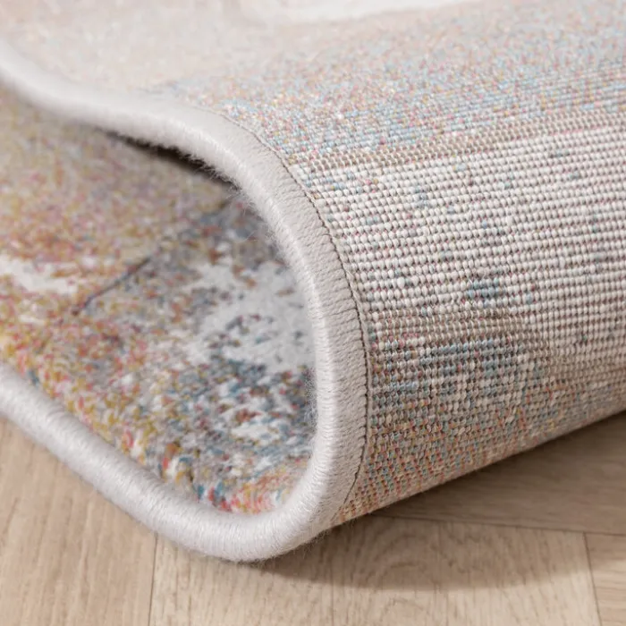 Teppich Abstrakt - Xavier Brush Grau Bunt