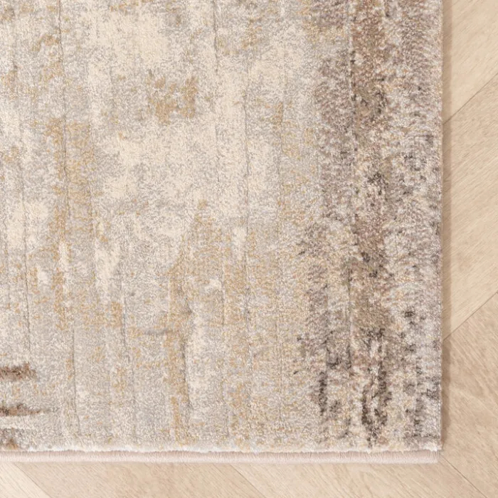 Teppich Abstrakt - Xavier Scratch Taupe Grau