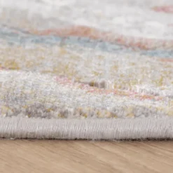 Teppich Abstrakt - Xavier Wave Blau Rot