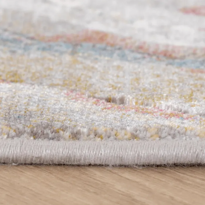 Teppich Abstrakt - Xavier Wave Blau Rot