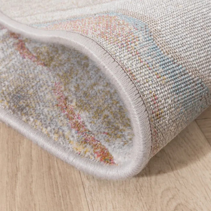 Teppich Abstrakt - Xavier Wave Blau Rot