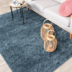 Teppich Hochflor - Lofty Blau