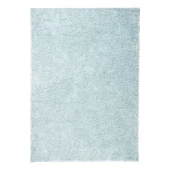 Teppich Hochflor - Lofty Hellblau Türkis