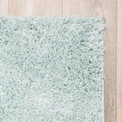 Teppich Hochflor - Lofty Hellblau Türkis