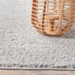 Teppich Hochflor - Lofty Hellgrau