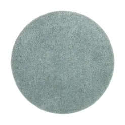 Teppich Hochflor Rund - Wish Blau Grün