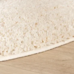 Teppich Hochflor Rund - Wish Creme
