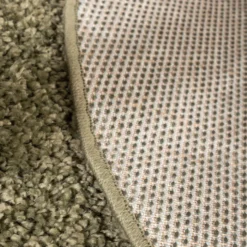 Teppich Hochflor Rund - Wish Grün