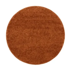 Teppich Hochflor Rund - Wish Terracotta