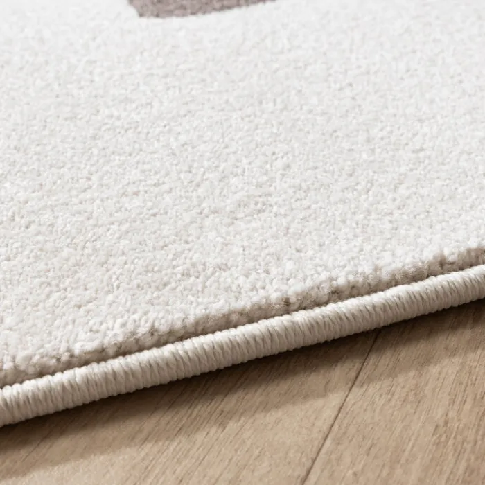 Teppich Kinderzimmer - Bowie Auto Creme