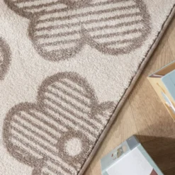 Teppich Kinderzimmer - Bowie Blume Creme