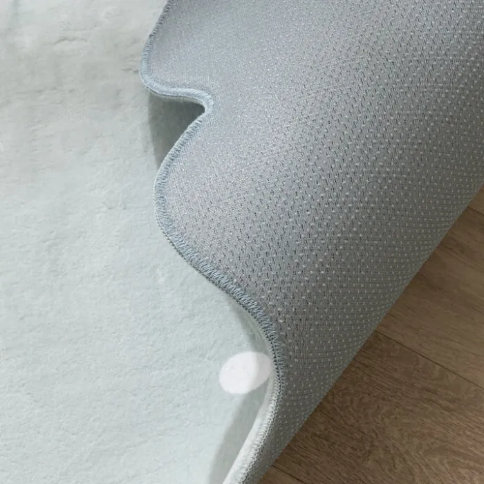 Teppich Kinderzimmer - Cloudy Dots Minze