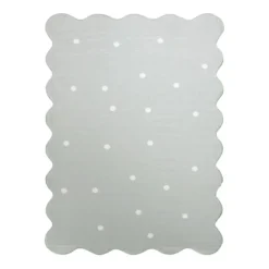 Teppich Kinderzimmer - Cloudy Dots Minze