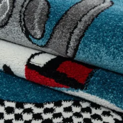 Teppich Kinderzimmer - MilaAuto Blau