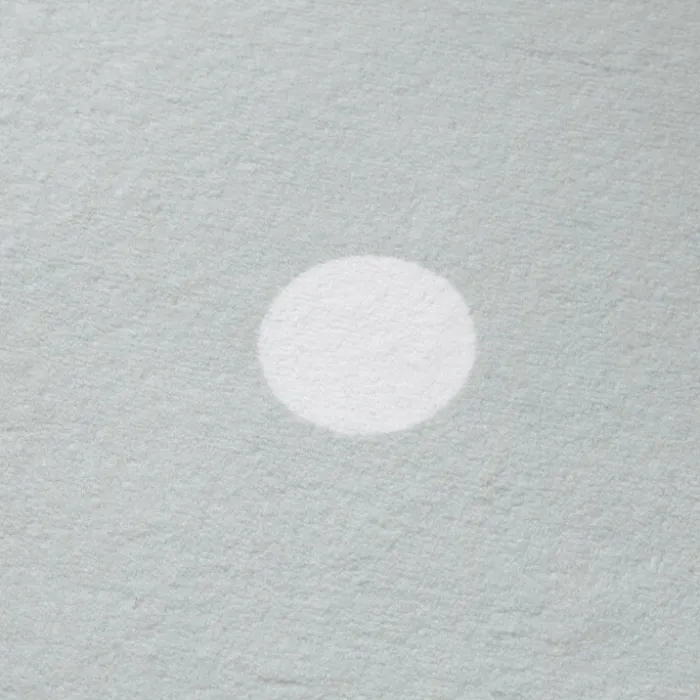 Teppich Kinderzimmer Rund - Cloudy Dots Minze