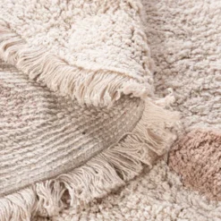 Teppich Kinderzimmer Rund - Lou Dots Taupe