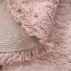 Teppich Kinderzimmer Rund - Lou Dots Lila