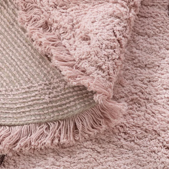 Teppich Kinderzimmer Rund - Lou Dots Lila