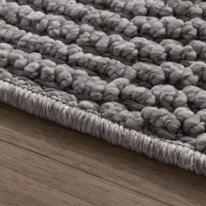 Teppich Läufer - Hidde 3D Circles Grau