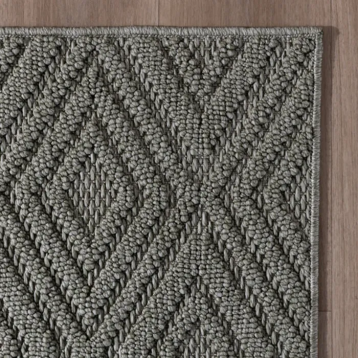 Teppich Läufer - Hidde 3D Diamond Grün