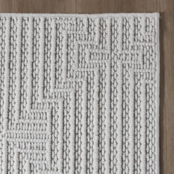 Teppich Läufer - Hidde 3D Lines Weiß