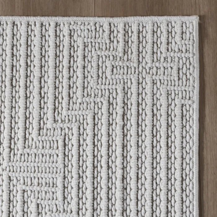 Teppich Läufer - Hidde 3D Lines Weiß