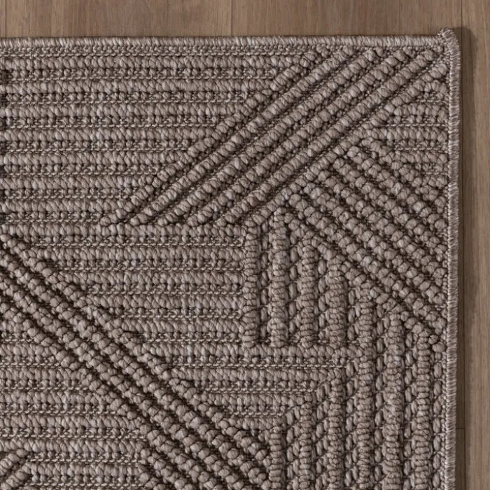 Teppich Läufer - Hidde 3D Maze Taupe