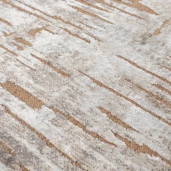 Teppich Modern - Hendrix Grunge Creme Terracotta