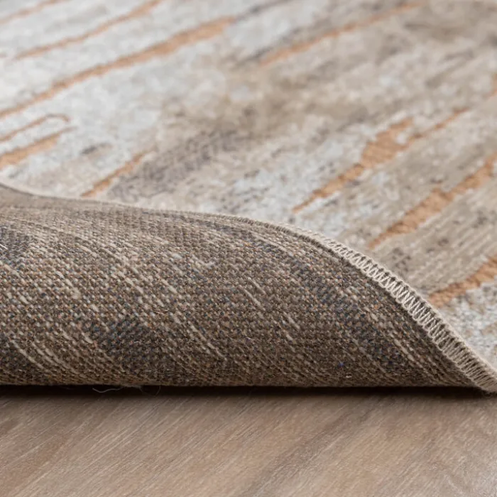 Teppich Modern - Hendrix Grunge Creme Terracotta
