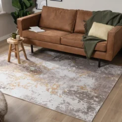 Teppich Modern - Sarge Taupe Gelb