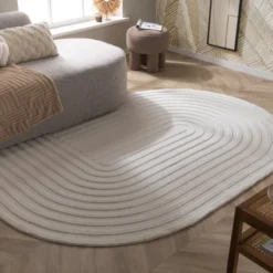 Teppich Organisch - Flowy Arch Creme